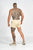 Relentless | Men's Gym Shorts | Beige