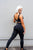 Flex | Women's Seamless Scrunch Bum Leggings | Black