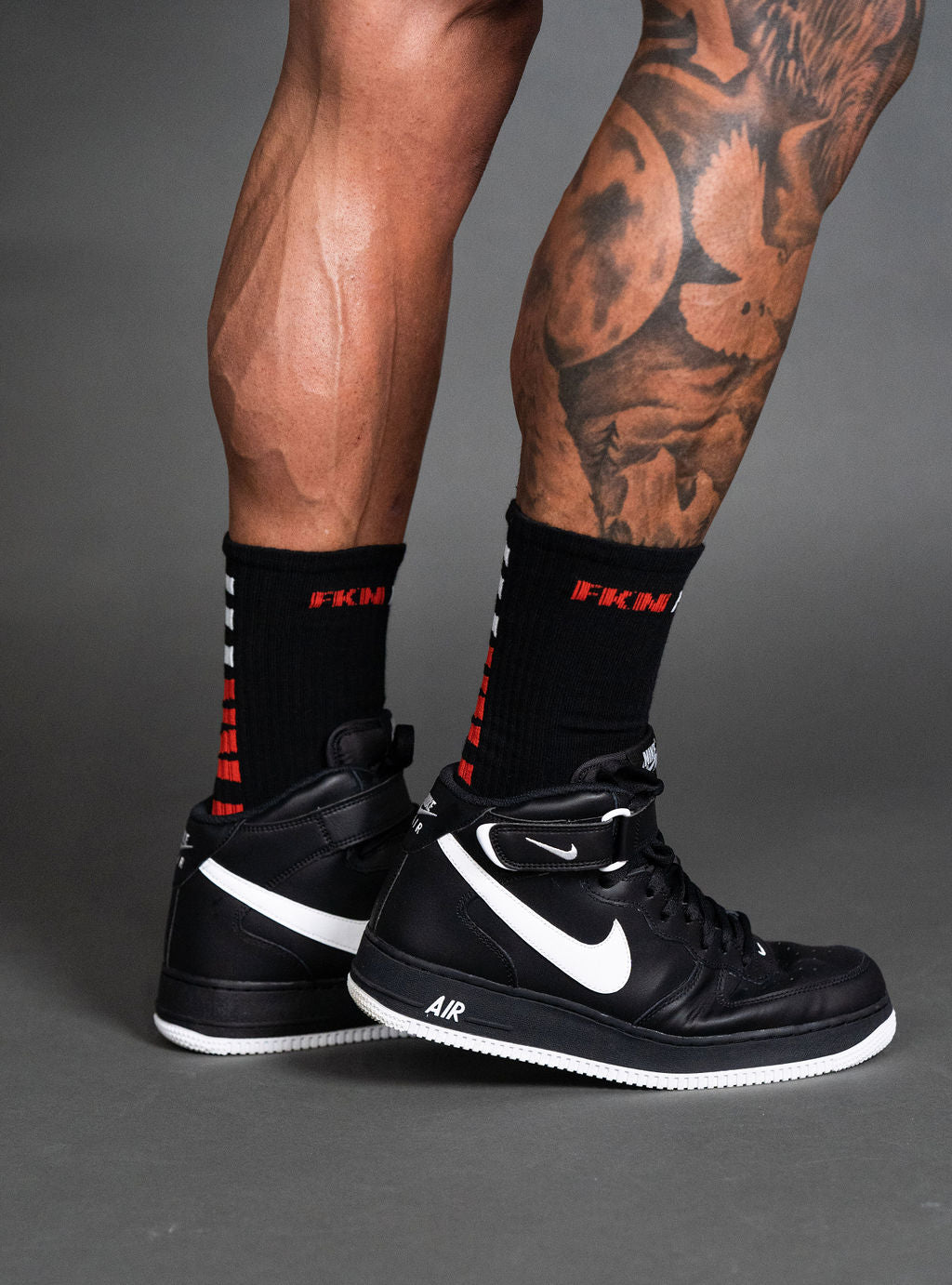 FKNFIT Gym Crew Socks | Black