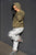 Varsity | Women's Premium Gym Hoodie | Khaki