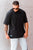 Vintage Wash | Men's Oversized Pump Cover Gym T-Shirt | Black