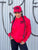 Heist | Women's Premium Gym Hoodie | Red