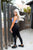 Flex | Women's Seamless Scrunch Bum Leggings | Black