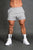 Steel HEIST | Men's Gym Shorts | Silver Grey