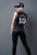 Dominate | Women's Gym Training Basketball Jersey | Black