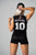 Dominate | Women's Gym Training Basketball Jersey | Black