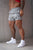 Steel | Men's Gym Shorts | Silver Grey
