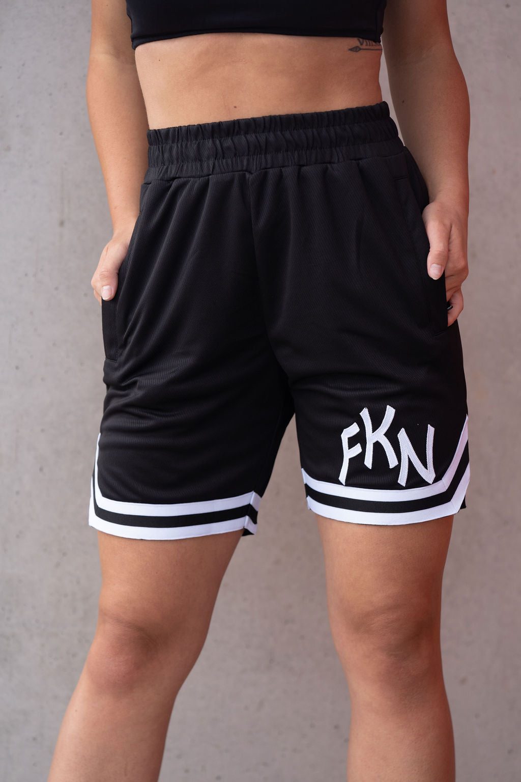 FKN Baller | Women's Gym Shorts Basketball | Black