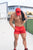 Relentless | Men's Gym Shorts | Red