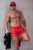 Relentless | Men's Gym Shorts | Red