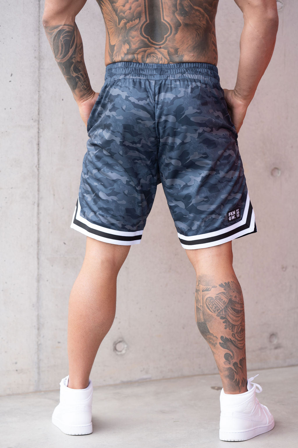 FKN Baller | Men's Gym Shorts Basketball | Camo