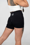 Flex | Women's Seamless Scrunch Bum Gym Shorts | Black