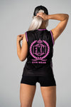 STRIKE | Women's Gym Training Basketball Jersey | Black & Pink