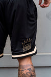 *PRE-ORDER* FKN GOLD | Men's Gym Shorts Basketball | Black & Gold