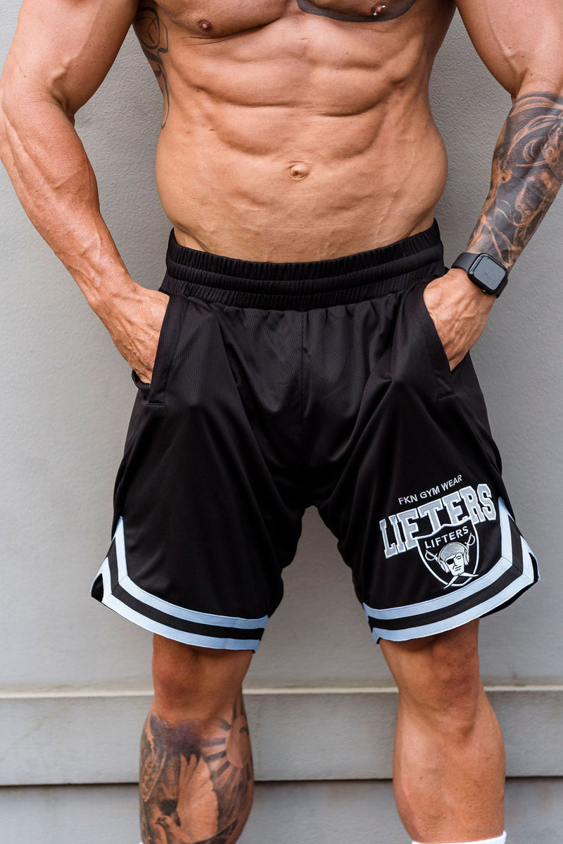 LIFTERS | Men's Gym Baller Shorts | Black