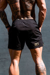 FKN GOLD Steel | Men's Gym Shorts | Black & Gold