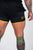 WARRIOR | Men's Gym Quad Fit Shorts | Black & Gold