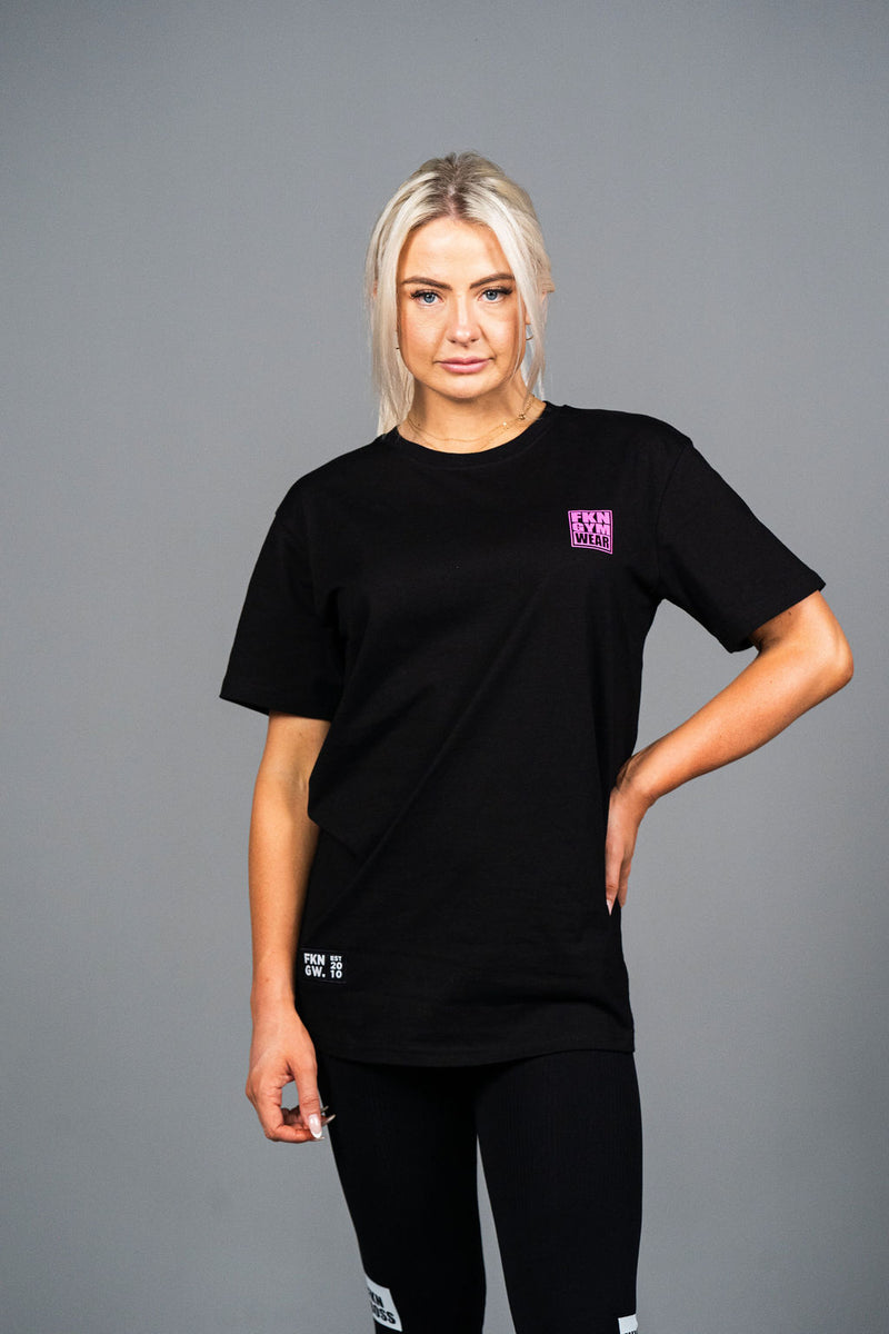 Strike | Women's Gym T-Shirt | Black / Pink