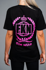 Strike | Women's Gym T-Shirt | Black / Pink