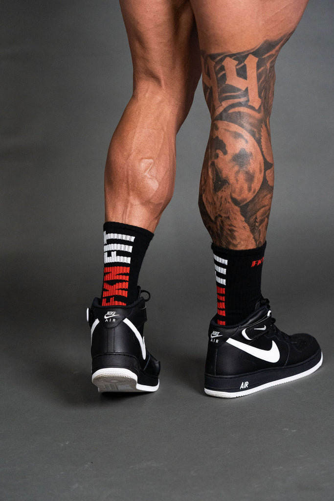 FKNFIT Gym Crew Socks | Black