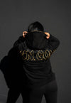 FKN GOLD | Women's Gym Hoodie | Black & Gold