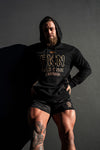 FKN GOLD | Men's Gym Hoodie | Black & Gold