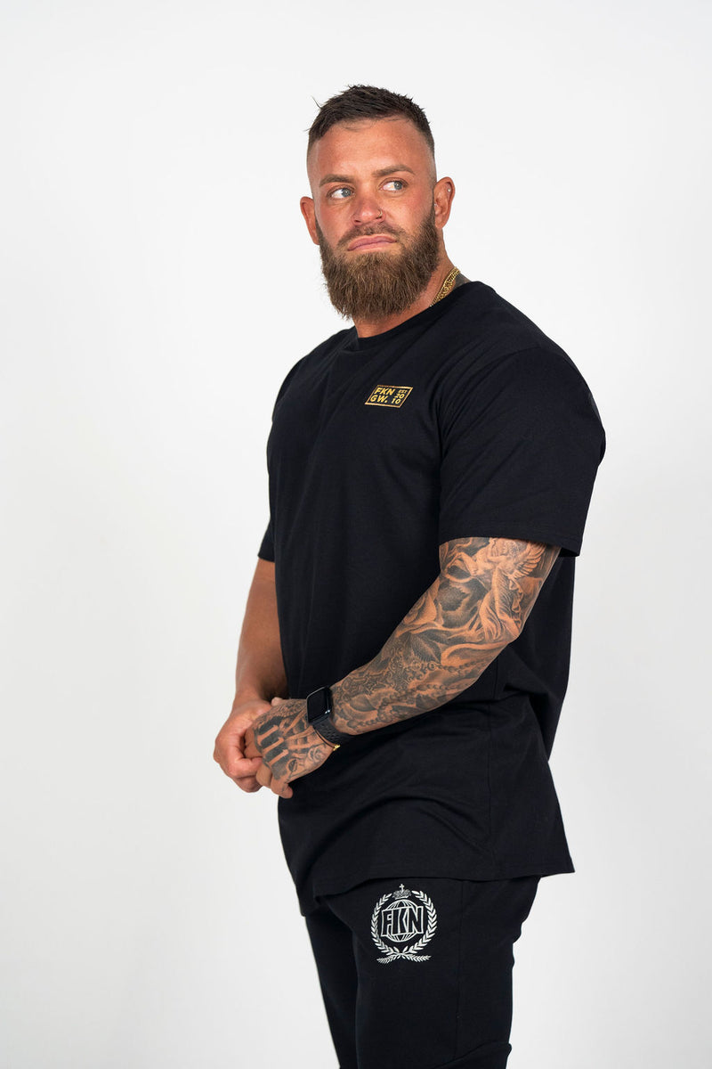 FKN GOLD | Men's Gym T-Shirt | Black