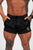 Relentless | Men's Gym Quad Fit Shorts | Black & Gold