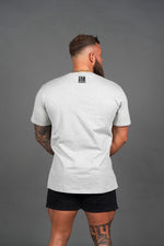 Stone | Men's Gym T-Shirt | Light Grey Marl