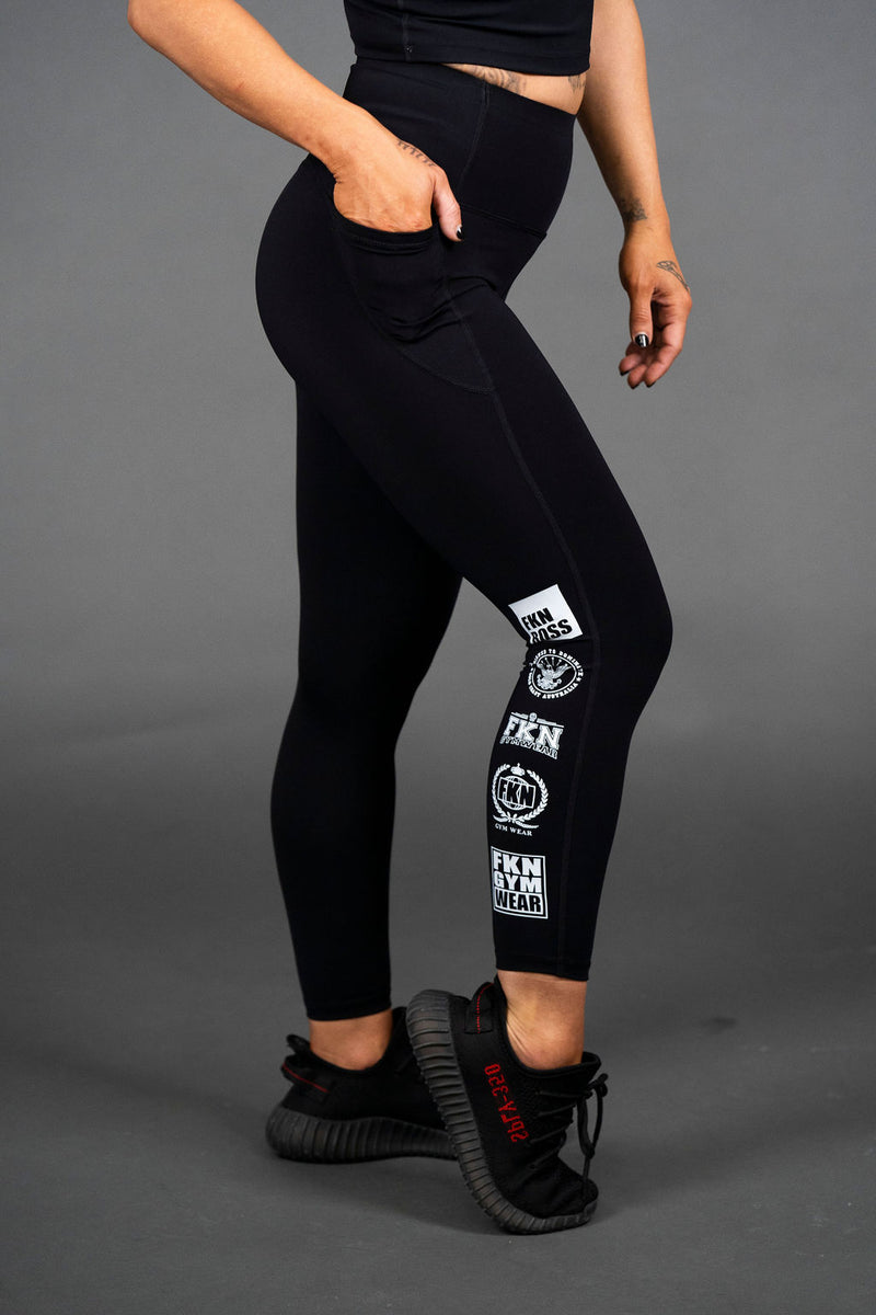 HEIST | Sculpt Pocket Gym Leggings | Black