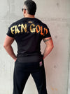 FKN GOLD | Men's Gym T-Shirt | Black