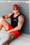 Ballistic | Conquer Men's Gym Singlet | Black
