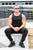 Quadfit | Gym Track Pants | Vintage Wash