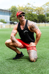 Ballistic | Shred Men's Gym Stringer | Black