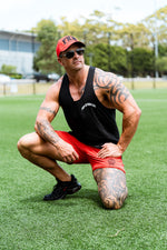 Ballistic | Shred Men's Gym Stringer | Black