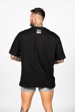 Classic | Men's Oversized Pump Cover Gym T-Shirt | Black
