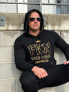 FKN GOLD | Men's Gym Hoodie | Black & Gold