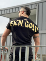 FKN GOLD | Men's Gym T-Shirt | Black