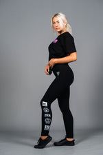 Flex HEIST | Women's Seamless Scrunch Bum Leggings | Black