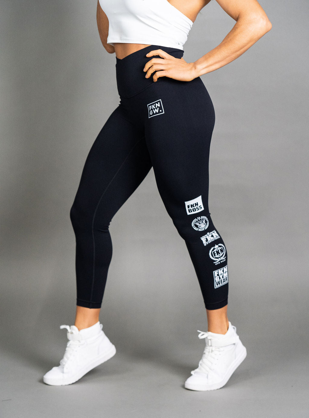 Limitless HEIST Women's Black Gym Leggings – FKN Gym Wear