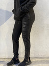 Bootyfit | Gym Track Pants | Black Vintage Wash
