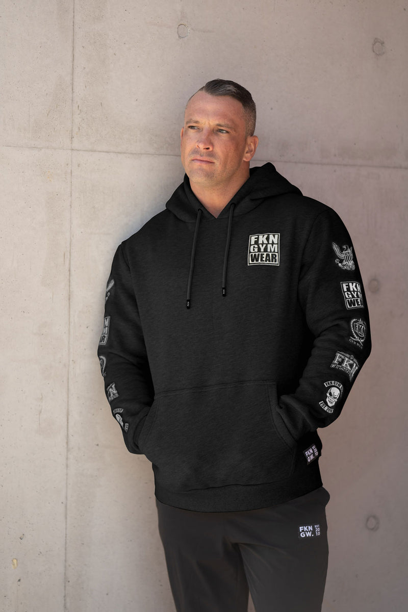 Heist | Men's Premium Gym Hoodie | Black