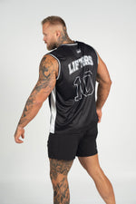 LIFTERS | Men's Gym Training Basketball Jersey Singlet | Black