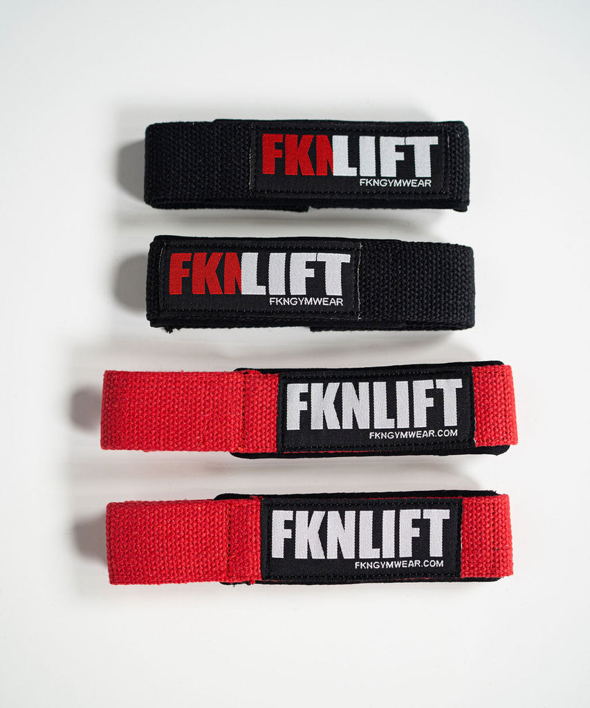 FKNLIFT Gym Lifting Straps | Red