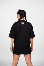 Classic | Women's Oversized Pump Cover Gym T-Shirt | Black