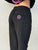 STRIKE | Women's Oversized Gym Joggers | Black & Pink