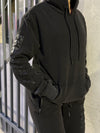 Vintage Wash | Women's Gym Hoodie | Black