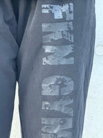 Vintage Wash | Women's Oversized Gym Joggers | Black