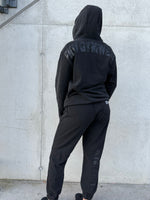 Vintage Wash | Women's Gym Hoodie | Black