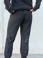Vintage Wash | Women's Oversized Gym Joggers | Black